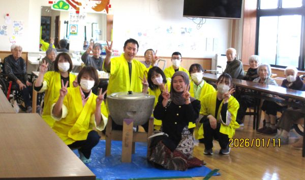 入居者様と一緒に 入居者様と一緒に