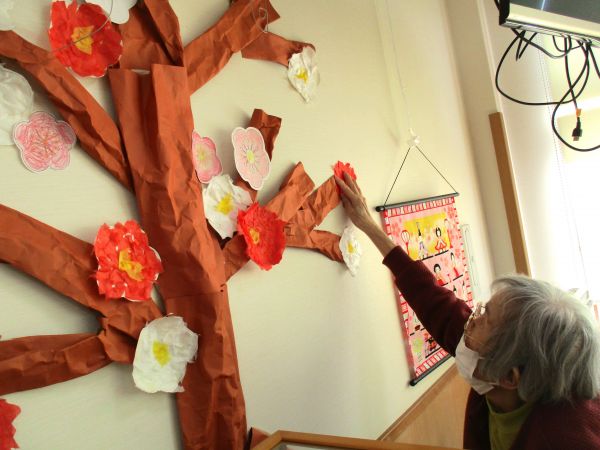 2/17 梅の花を飾る① 2/17 梅の花を飾る①